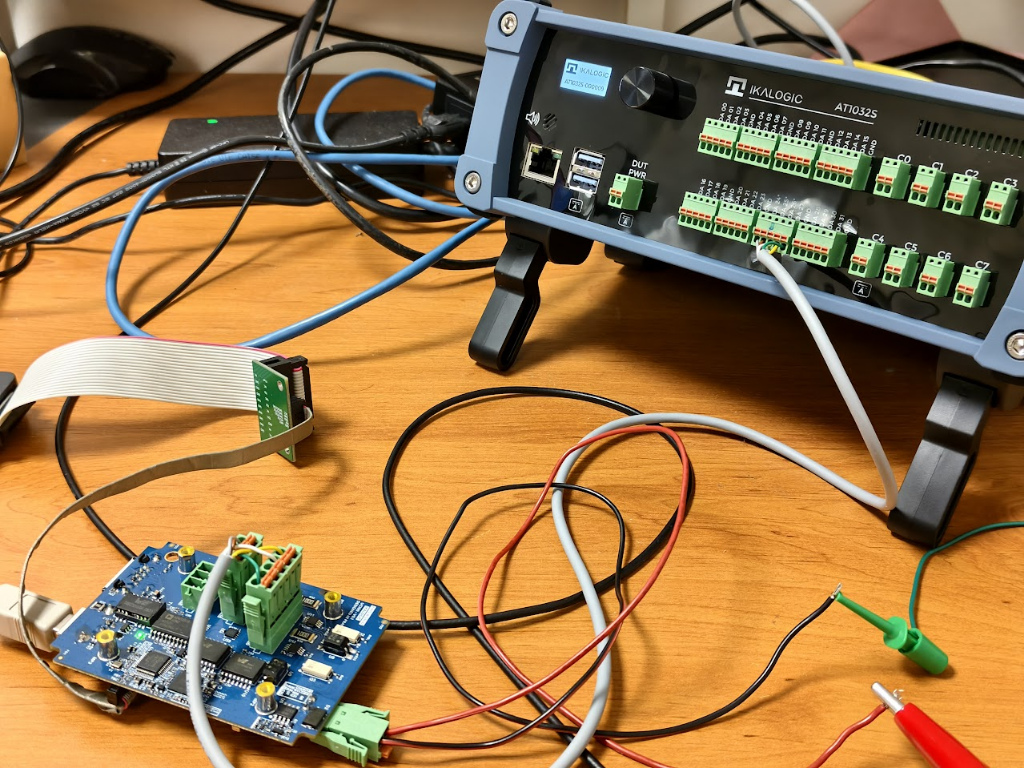 AT1032S reproducing a real CANopen and Modbus setup in the lab
