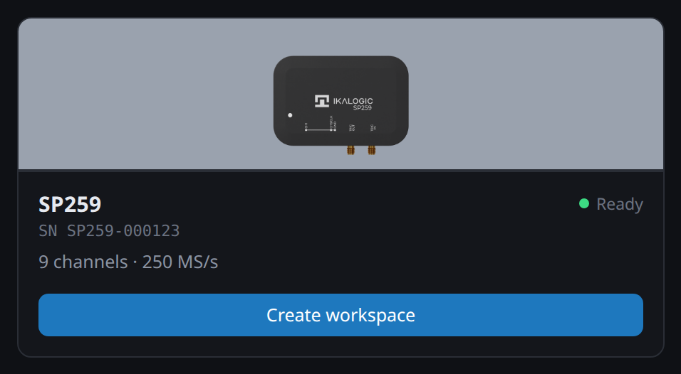 A device on the home screen