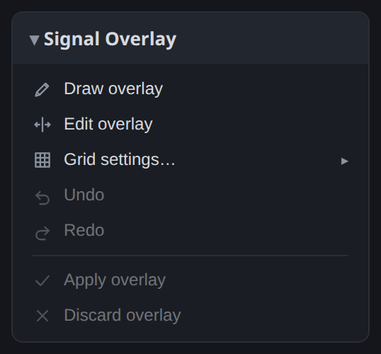 The Signal Overlay card